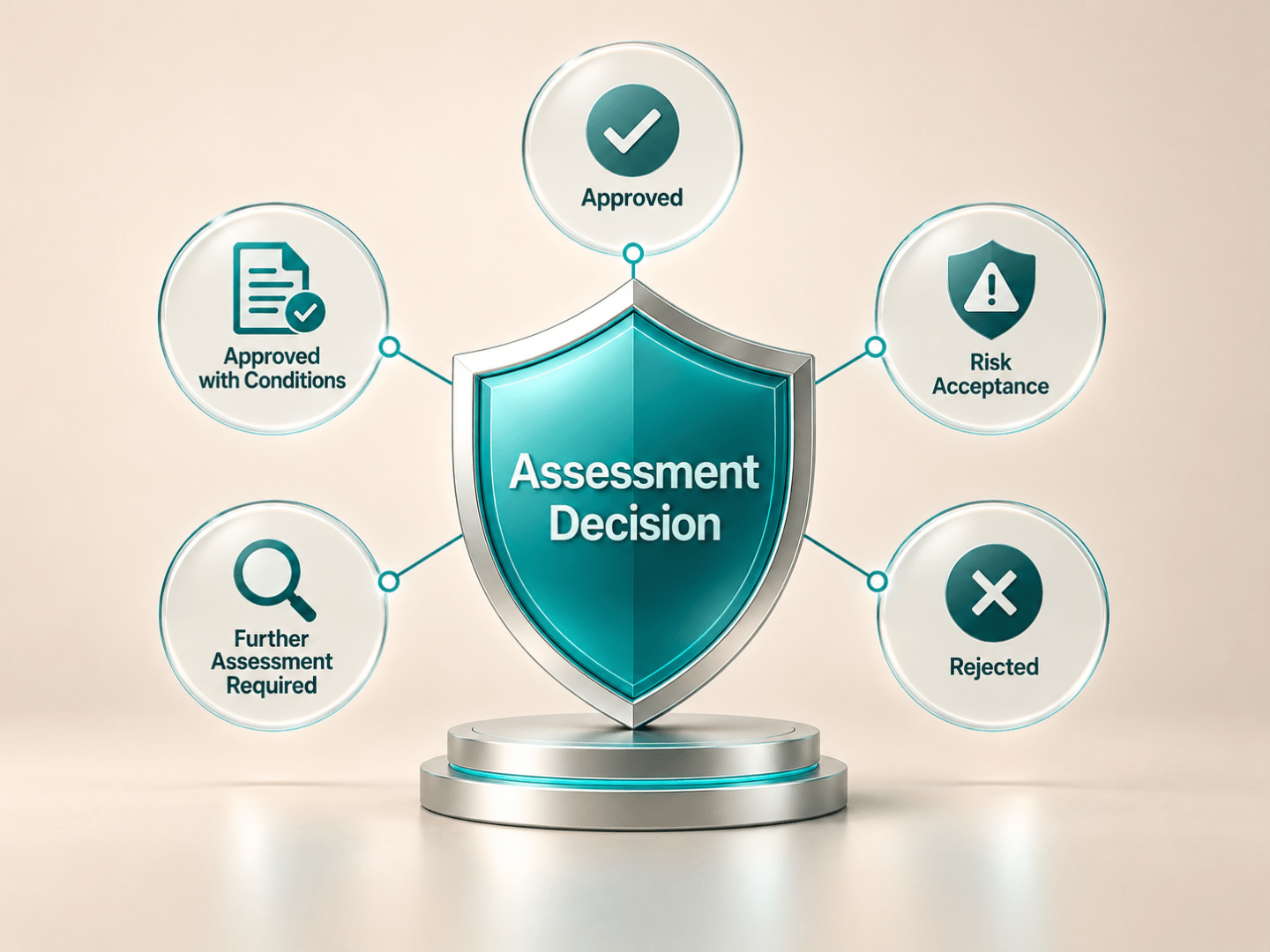 Assessment Decision Flow Infographic