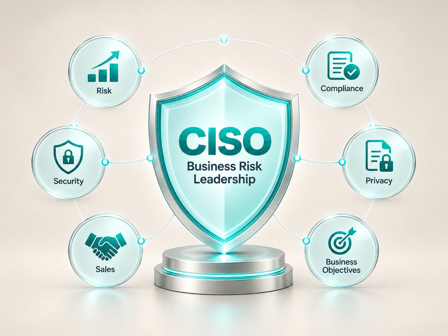CISO Business Risk Leadership Infographic