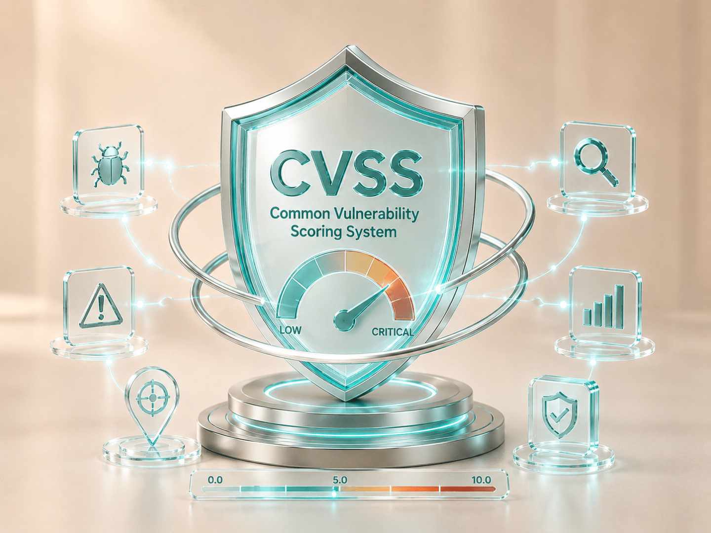 CVSS Cybersecurity Shield Interface
