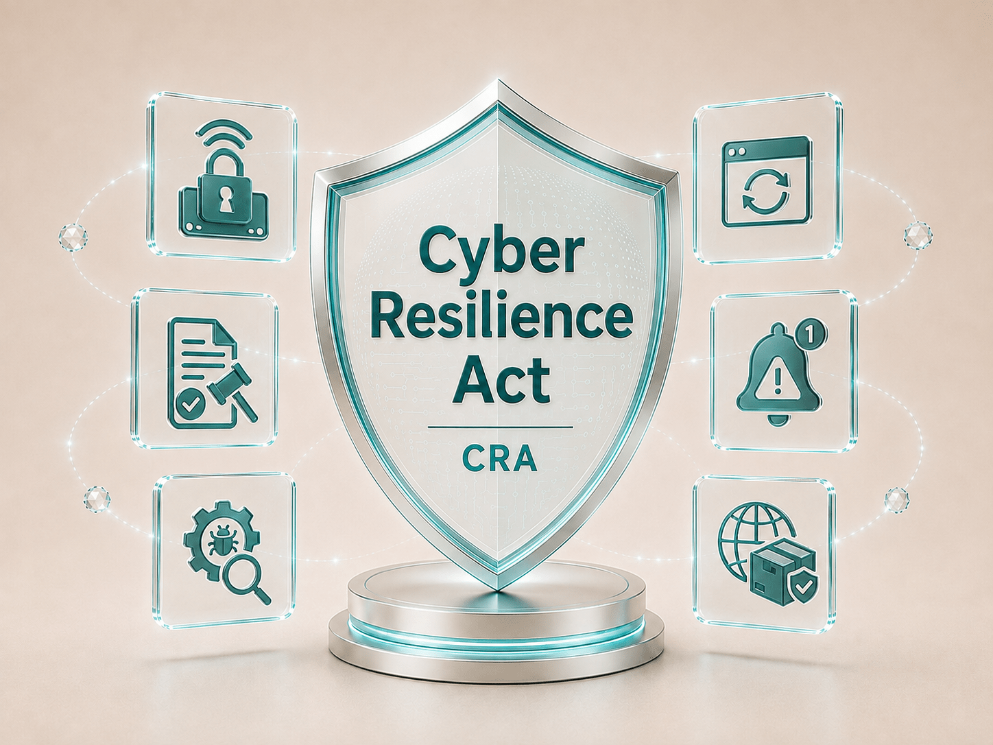 Cyber Resilience Shield Infographic