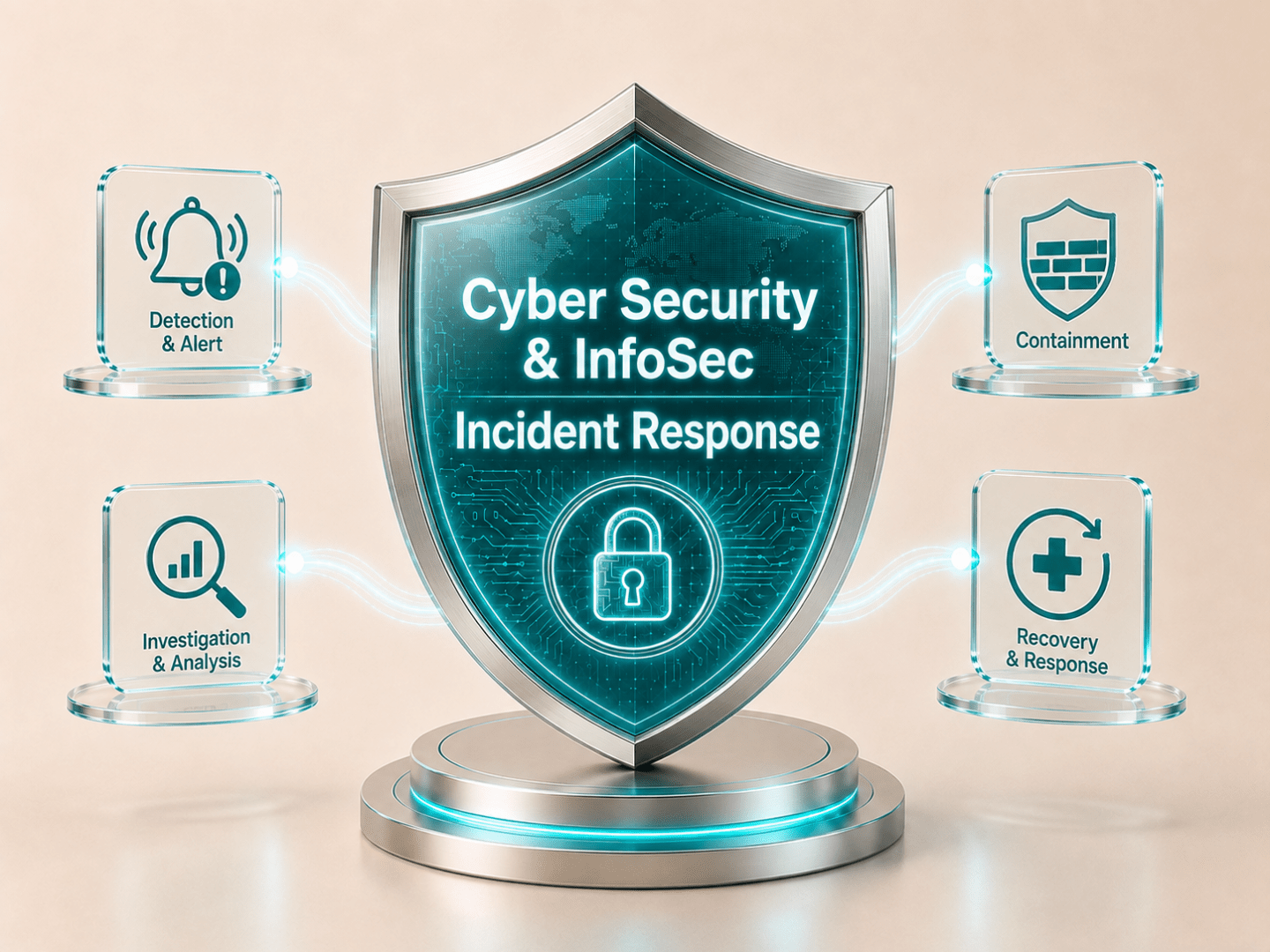 Cybersecurity InfoSec Incident Response Shield