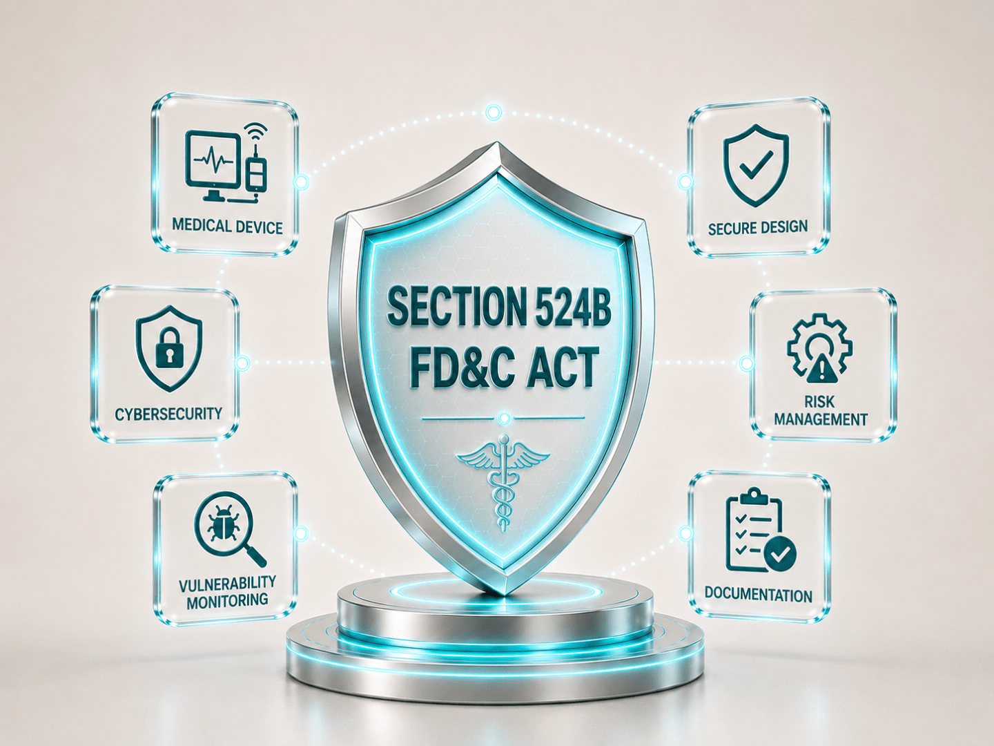 FDA FD-C Section 524B Cybersecurity MEDSEC Shield