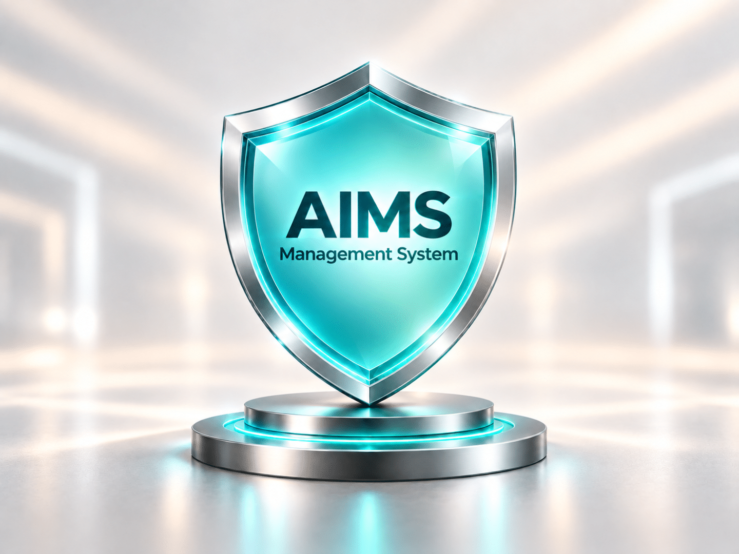 Futuristic AIMS Shield Trophy