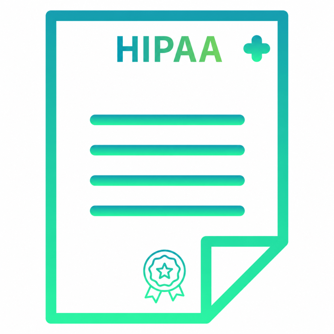 HIPAA Certification Document Icon