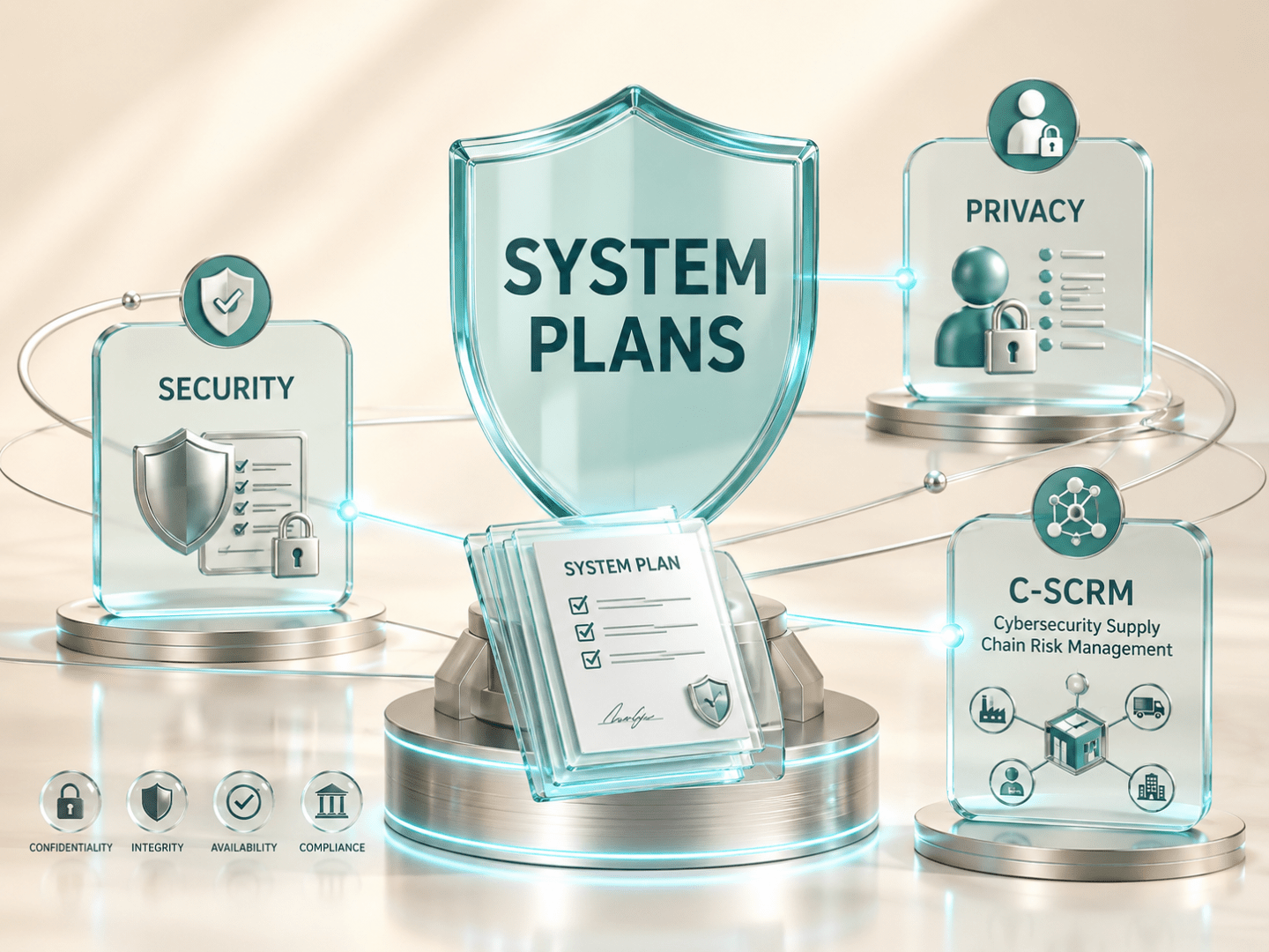 System Plans Cybersecurity Infographic SSP