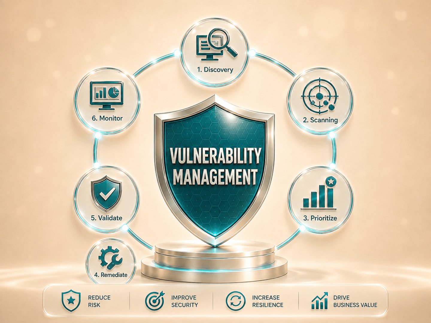 Vulnerability Management Process Infographic