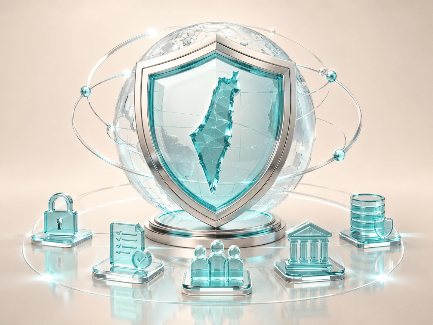 local efect Cybersecurity Shield and Globe